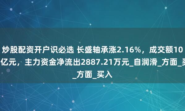 炒股配资开户识必选 长盛轴承涨2.16%，成交额10.21亿元，主力资金净流出2887.21万元_自润滑_方面_买入